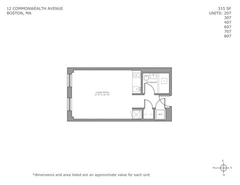 Studio Floorplan